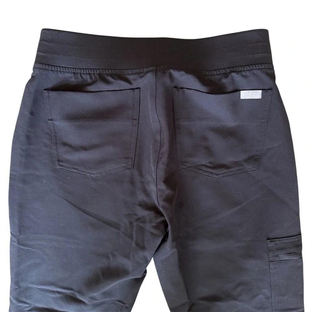 NWT Figs Black Zamora 2.0 Scrub Jogger Pants - Picture 5 of 6
